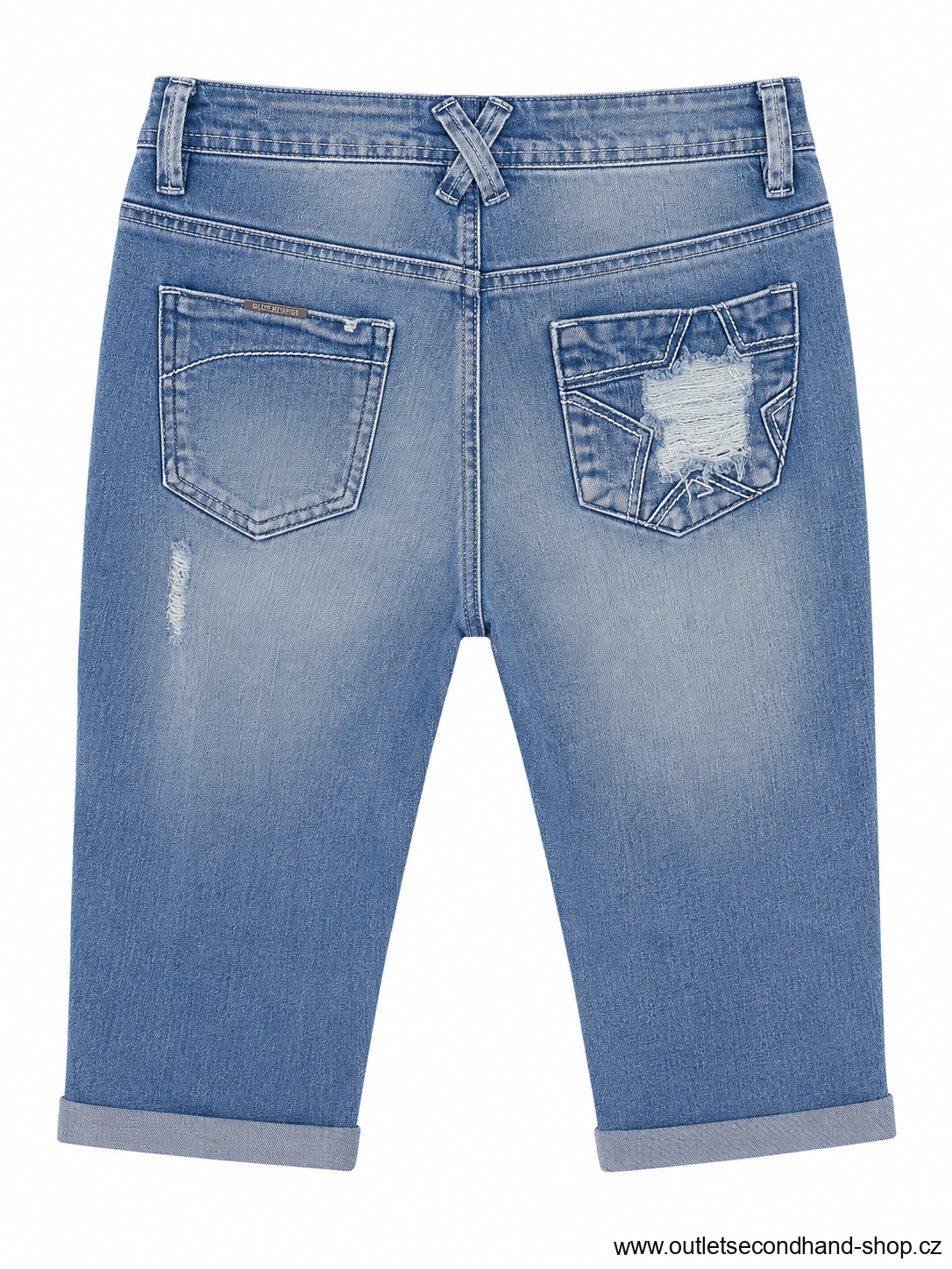 DÁMSKÉ 3/4 KALHOTY DENIM Vel. 36